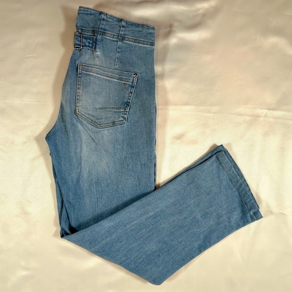 Anthropologie Pilcro Women's 27 Cargo/Utility Relaxed Jeans Light Wash - VHTF